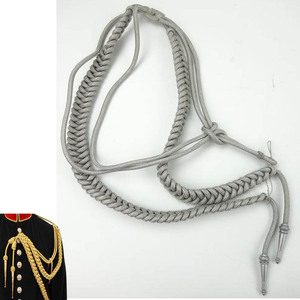 Aiguillette de Cordón Metálico Trenzado Verde para Uniformes Clásicos - Product Image 6