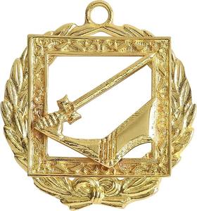 จี้ประดับปกเสื้อของกลุ่มอัศวินเทมพลาร์ แกรนด์จูเนียร์ เวอร์แดน ไนท์ส เทมพลาร์ คอมมานเดอรี - ชุบทอง ประเภทสินค้า: จี้ประดับปกเสื้อ - Product Image 2