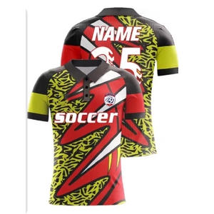 OEM USA Sublimation Polo Shirts <b>Soccer</b> Uniforms Custom Team Apparel Breathable Performance Sports Clothing - Product Image 4