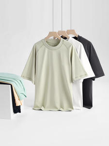 เสื้อยืดคอกลมแขนสั้นแบบยูนิเซ็กซ์ ผ้าฝ้าย 100% สีพื้น ระบายอากาศได้ดี ซับเหงื่อ ทรงเข้ารูป ใส่ได้ทุกฤดู ลายพิมพ์ - Product Image 5