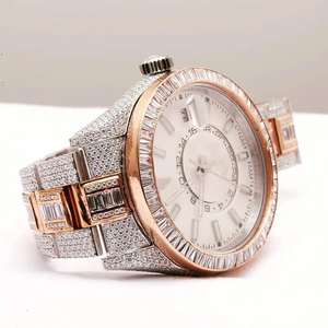 Latest Amazing Iced Out Moissanite <b>Diamond</b> Wrist <b>Watch</b> Hip Hop Style <b>Watch</b> for Men at Wholesale Price Moissanite <b>Watch</b> - Product Image 2