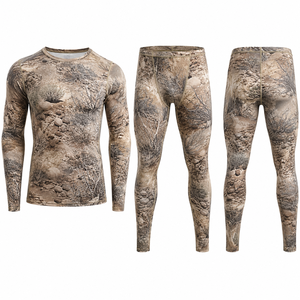 Ensemble chemise et pantalon de chasse camouflage à manches longues pour homme, en polyester respirant, vêtements d'extérieur pour l'automne - Product Image 1