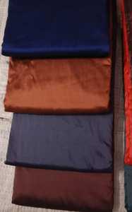 Tissu de Soie Pure de Mûrier de Luxe Tissé à la Main, Matière en Soie Katan Unie, Textile de Créateur pour Vêtements de Mariée, Vente en Gros - Product Image 4