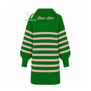Alpha grec personnalisé |   Kapa |   Vêtements de la sororité Alpha, robe cardigan rayée à fermeture éclair longue brodée, accessoires universitaires - Product Image 2
