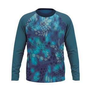 T-shirt d'extérieur personnalisable à manches longues pour la chasse, l'escalade et la pêche, tissu respirant et léger disponible - Product Image 4