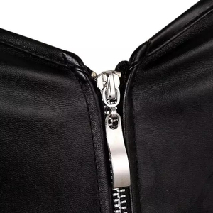 Factory Wholesale Direct Sales Women's Eco-Friendly <b>Gothic</b> Leather <b>Corset</b> Bustier with Firm Control Overbust Design Pakistan - Product Image 3