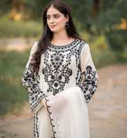 Robes traditionnelles pakistanaises de qualité supérieure, en tissu lourd, pour l'hiver et l'été, avec broderies et pierres, par AA IMPEX