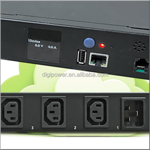 8 Ports 230V 16 Amp Rack PDU, Remote <b>Power</b> <b>Switch</b>, Switched - Product Image 1