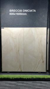 Azulejos de Porcelana Crema Marfil 800x1600, Formato Grande, Acabado Mármol, Vitrificados, para Piso y Pared, Azulejos de Gran Formato Premium, Exportación India - Product Image 2