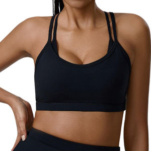 Soutien-gorge de sport pour femme à bretelles, de haute qualité, respirant, offrant un bon maintien, confortable, extensible, sans coutures, tendance - Product Image 6