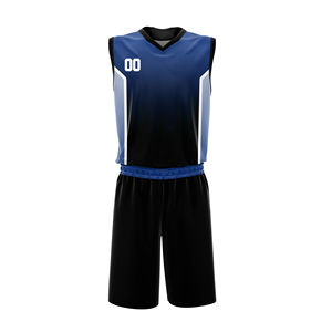 Ensemble d'uniformes de basketball sans manches imprimés, respirants et personnalisables de haute qualité pour les équipes sportives adultes - Product Image 3