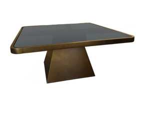 Table basse moderne en métal, table centrale rectangulaire, table d'appoint minimaliste pour salon - Product Image 2