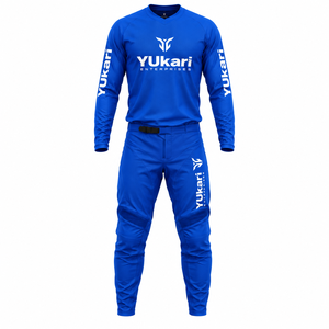 Conjunto de Ropa de Ciclismo MTB Personalizada, Transpirable, de Secado Rápido, con Estampado, Jersey y Pantalones MX para Motocross Todoterreno, Unisex, Invierno, Todas las Temporadas - Product Image 1