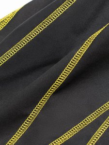 Casque de soudage noir demi-visage avec garniture jaune, isolation thermique, type passif - Product Image 4