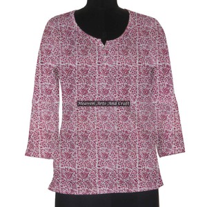 Robe 100% coton imprimé main indienne en gros doux et confortable vêtements de plage vêtements amples en gros indien - Product Image 1