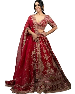 Choli de Seda con Bordado de Diseño Nuevo Estilo Bollywood para Mujeres o Niñas, Material Modal y Lahenga de Alta Calidad Especial - Product Image 1