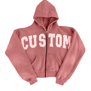 Sudadera con capucha Glory Custom Distressed Embroidery Oversized Sun Fade de primera calidad, 100% algodón, con hombros caídos, para ropa urbana OEM - Product Image 5