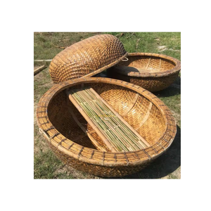 Coracle de Bambú Ecológico Hecho a Mano, Bote Tradicional Natural para Decoración del Hogar, Compradores Mayoristas - Product Image 5