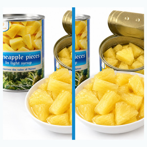 Vietnam Manufacturer Supply Tasty Factory Price International Standard <b>Pineapple</b> Pieces in <b>Light</b> Syrup In Bulk - Product Image 3