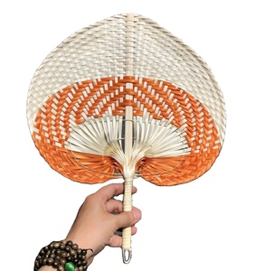 พัดไม้ไผ่ทำมือ พัดพับได้จากไม้ไผ่ธรรมชาติ สำหรับของขวัญ ของที่ระลึก งานแต่งงาน ขายส่ง จำนวนมาก - Product Image 5