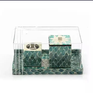 Support à Bakhoor en Nacre de Qualité Supérieure pour la Maison – Décoration Unique – Ensemble Brûleur d'Encens en Nacre par Decor World Expo - Product Image 2