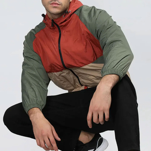 Low MOQ 100% Polyester Breathable Waterproof Safari Oversized Running <b>Jacket</b> and Pants Set <b>for</b> <b>Men</b> Casual Sports - Product Image 5