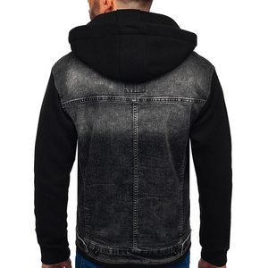 New Arrival Leather and denim <b>Jacket</b> for Men in Custom Colors- Export From Pakistan New and Trendy Design Lather <b>Jacket</b> for Men - Product Image 2