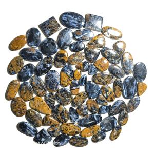 KHUSHI GEMS STONE, la Mejor Colección de Multi Pietersite, Piedra Preciosa Natural Suelta en Cabujón, Alta Calidad, Certificada por Terceros, 20-45 mm - Product Image 2