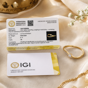 แหวนทองคำแท้ 14KT ประดับเพชรเลี้ยงในห้องปฏิบัติการ ดีไซน์หรูหรา สำหรับงานแต่งงานและงานเลี้ยง ผู้ผลิตขายส่งเครื่องประดับสำหรับผู้หญิง - Product Image 6