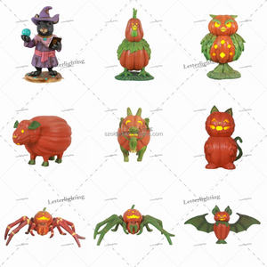 Araña Escarabajo Naranja (Marrón) de Terror, Espantapájaros, Decoración para Fotos, Ratones, Lobos en Disfraz de Ratón, Fantasma, Árbol de Halloween, Banco, Cabeza sin Cuello - Product Image 6