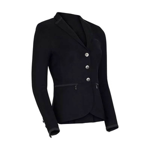 Veste de concours d'équitation avec décoration scintillante en diamant, logo personnalisé, produit directement de l'usine - Product Image 1