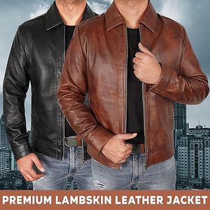 Crocodile Skin Embossed Vintage Style Autumn Season Canvas <b>Jacket</b> Coat 100 Percent Genuine Cowhide <b>Mens</b> <b>Leather</b> <b>Jacket</b> Wholesale - Product Image 4
