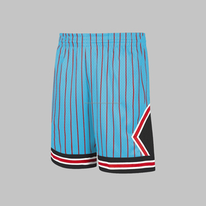Short de basket-ball à cordon de serrage en tissu à séchage rapide pour les loisirs en gros Short de sport avec logo imprimé personnalisé pour hommes et femmes - Product Image 4