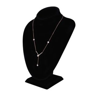 จี้เพชรทรงมาร์คีส์สามเม็ด ประดับด้วยทองคำขาว 14K หรูหรา พร้อมใบรับรอง IGI สร้อยคอจี้แบบเรียบหรู เครื่องประดับชั้นดีสำหรับผู้หญิง ของขวัญวันครบรอบแต่งงาน - Product Image 2