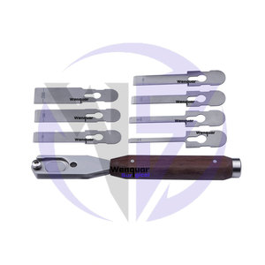 Kit d'osteotomes modulaires chirurgicaux avec 7 lames et manche en acier inoxydable de qualité supérieure fabriqué par Wenquar - Product Image 2