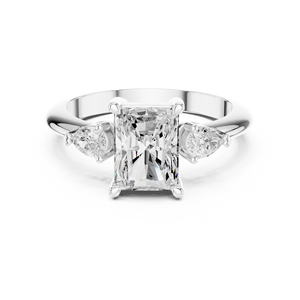 Anillo de Compromiso Clásico y Elegante con Diamante de Laboratorio de Corte Radiante de 3 Quilates, E VS1, Oro Amarillo de 14K, Certificado IGI, para Bodas y Aniversarios - Product Image 6