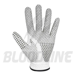 Bloodline Leather Sports <b>Gloves</b> Wrist Length Breathable Unlined White Sporty Style for Outdoor Activities - Product Image 1