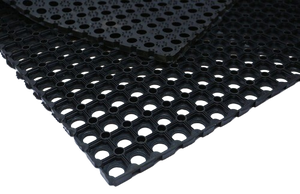 Rouleau de tapis en caoutchouc creux de qualité supérieure, antidérapant, haute résistance, pour usage industriel, commercial et extérieur. - Product Image 2
