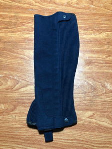 OEM Custom Leather <b>Half</b> <b>Chaps</b> Premium Cowhide Equestrian Riding Gaiters Durable Horse Riding Equipment LHC-0023 - Product Image 1