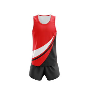 Atractivo Conjunto de Uniforme Deportivo de Poliéster 100% Transpirable de Secado Rápido con Estampado para Correr en Verano, Unisex - Product Image 2