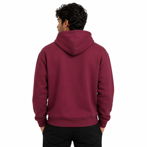 Sweat-shirt à capuche oversize en coton molletonné de qualité supérieure, grammage lourd, coupe classique, style streetwear, personnalisable, pour vêtements de laboratoire privés - Product Image 3