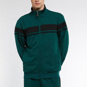 Chándal de primera calidad con cremallera completa, sudadera con cuello alto y bolsillos laterales, y pantalones a juego, estilo deportivo, ropa de otoño. - Product Image 5