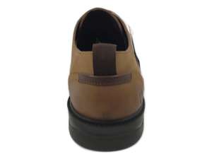 Dlords Aircom Derby Chaussures Oxford pour Hommes en Nubuck Marron et Daim, à Lacets, Bout Pointu, Semelle Intermédiaire EVA Amortie, Semelle Extérieure TPR Antidérapante, Toutes Saisons - Product Image 2