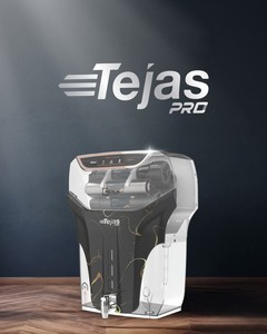 Purificateur d'eau alcaline TEJAS PRO BLACK TRANSPARENT RO avec affichage numérique, réservoir de stockage de 13 litres, cuivre, zinc, alcalin - Product Image 4