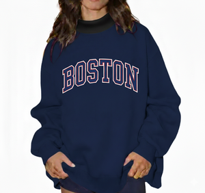 Sudadera de Invierno de Manga Larga con Cuello Alto y Forro Polar Grueso, con Bordado, Ecológica, Transpirable, Informal para Mujer - Product Image 4