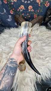 Viking Drinking Horn Horn Stand-Eco-Friendly <b>Disposable</b> Large Capacity American Style for Home Party Business Gift Use - Product Image 6