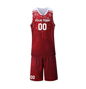 ชุดยูนิฟอร์มบาสเก็ตบอลแบบสั่งทำสำหรับผู้ชาย OEM ชุดเสื้อเจอร์ซีย์แบบระบายอากาศ แห้งเร็ว สำหรับทีมมืออาชีพ - Product Image 1