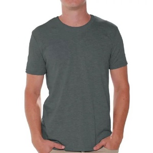 Camiseta de Manga Corta para Hombre, Color Naranja Sólido, 100% Algodón, Impresión Personalizada, Servicio OEM al por Mayor, Estilo Veraniego - Product Image 6