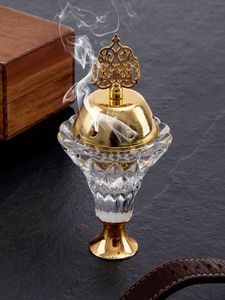 Quemador de Incienso Metálico de Aromaterapia Ecológico y de Lujo para Decoración Interior Religiosa, Espacio de Meditación, Uso en Todas las Estaciones - Product Image 1