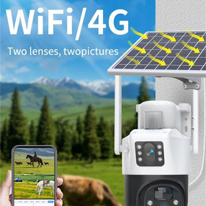 Cámara de Vigilancia Solar para Exteriores Rscamtom 4K, 2 Lentes, Visión Nocturna, Detección Humana, Alarma, Conectividad Wifi, CMOS, Tarjeta de Memoria, Nube - Product Image 5